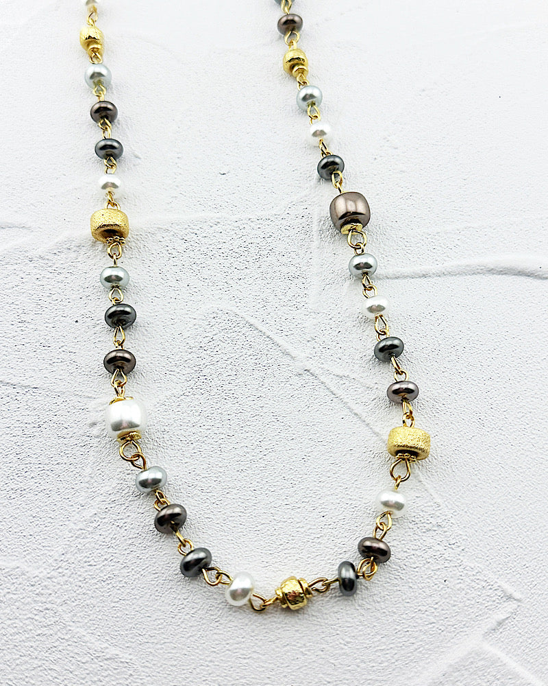 Grace Long Pearl Necklace