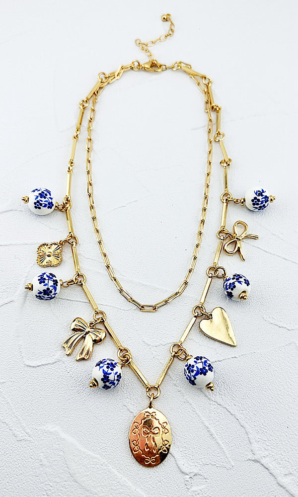 Evelyn Charm Necklace