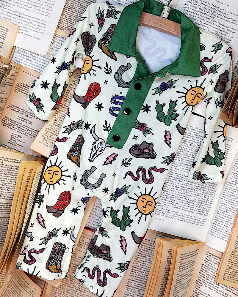 Sunset Riders Romper