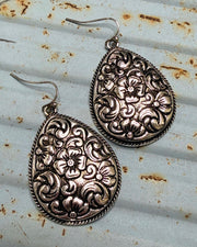 Darlin' Floral Teardrops