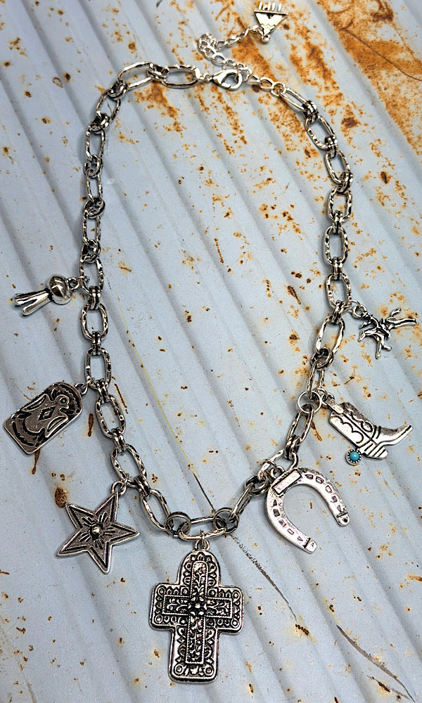 Whiskey Jane Charm Necklace