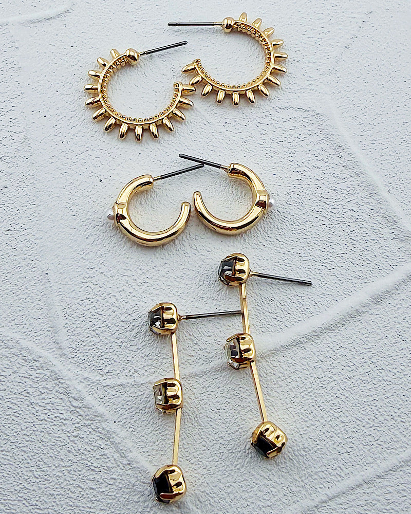 Adriana Earring Trio