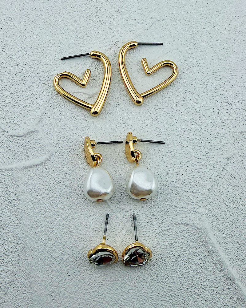 Julia Earring Trio