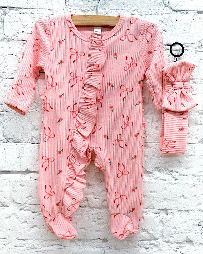 Ribbons & Roses Sleeper & Headband