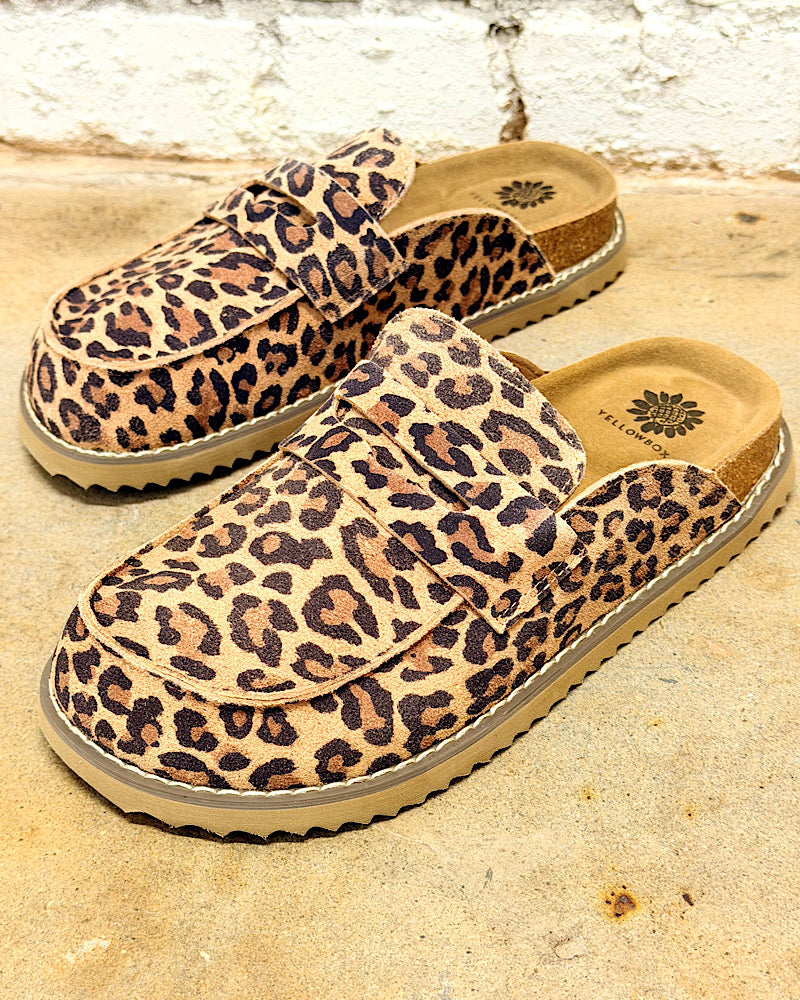 Mila Leopard Mules
