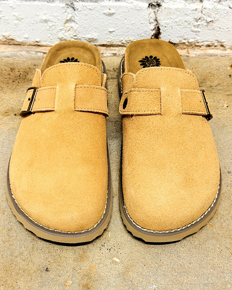 Maible Tan Clogs