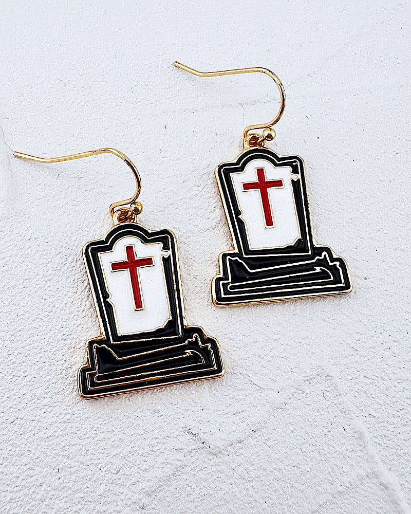 Tombstone Earrings