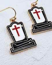 Tombstone Earrings