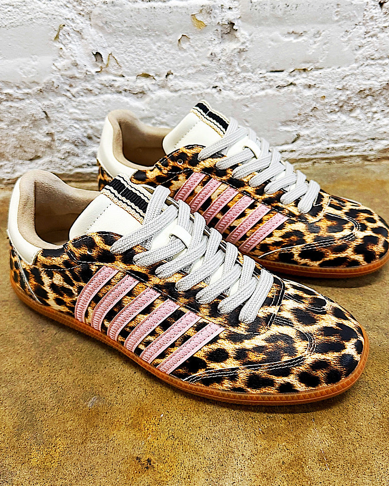 Stevie Leopard Sneakers - Final Sale!