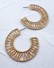 Diana Topaz Hoops