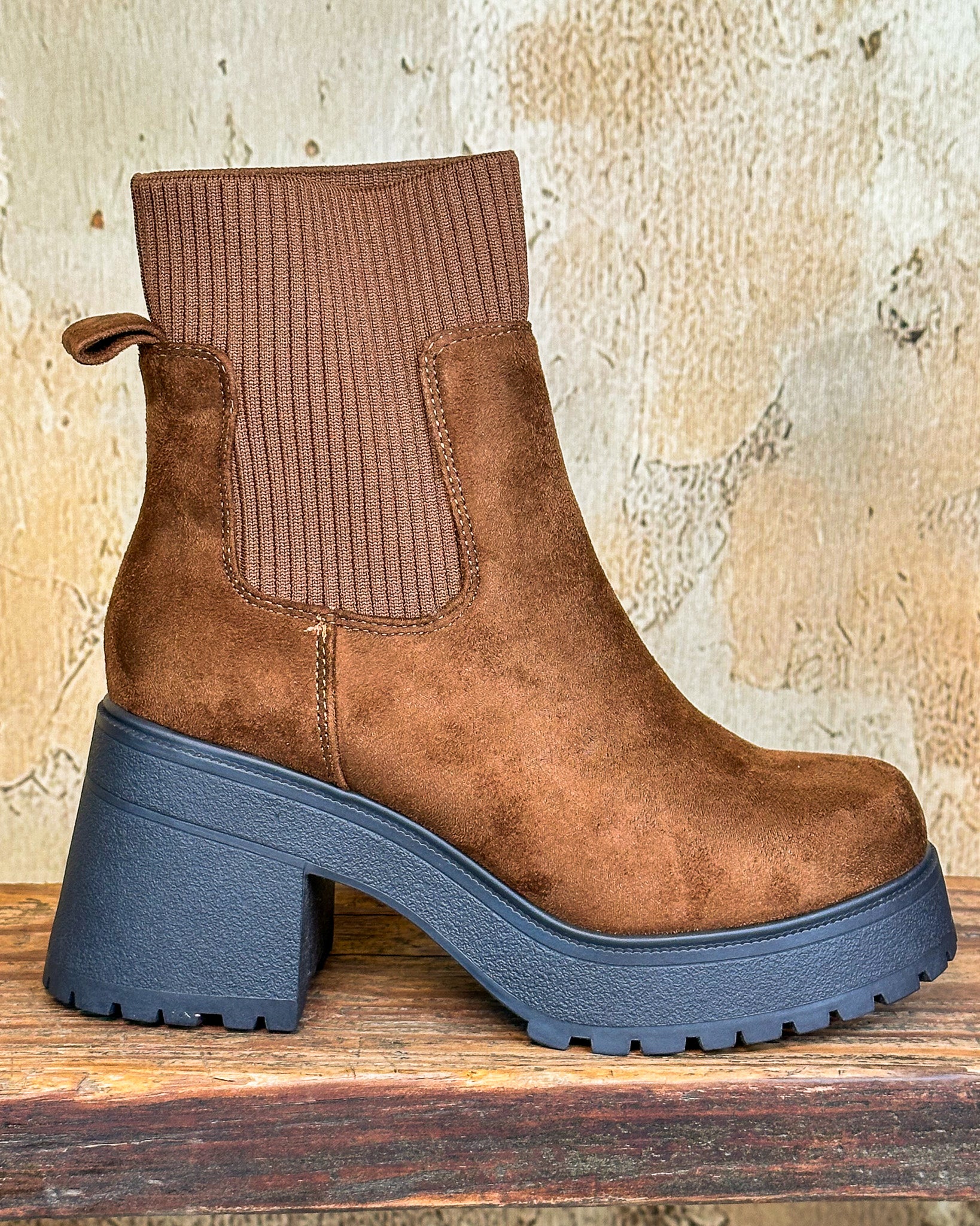 Stand Tall Brown Booties