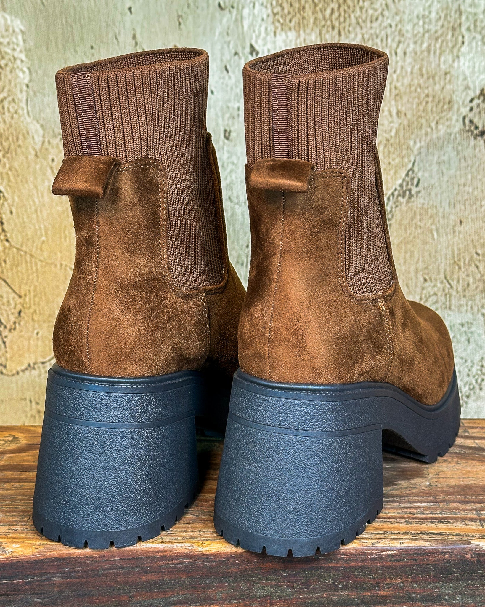 Stand Tall Brown Booties