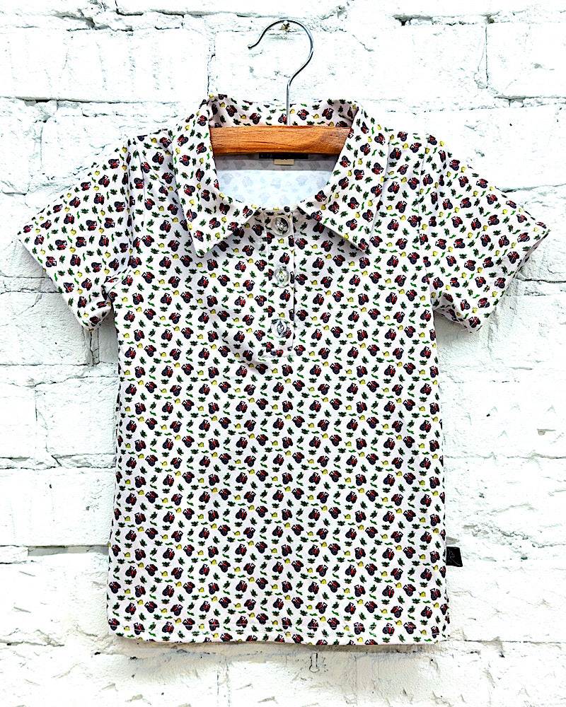 Little Red Tractor Polo Shirt