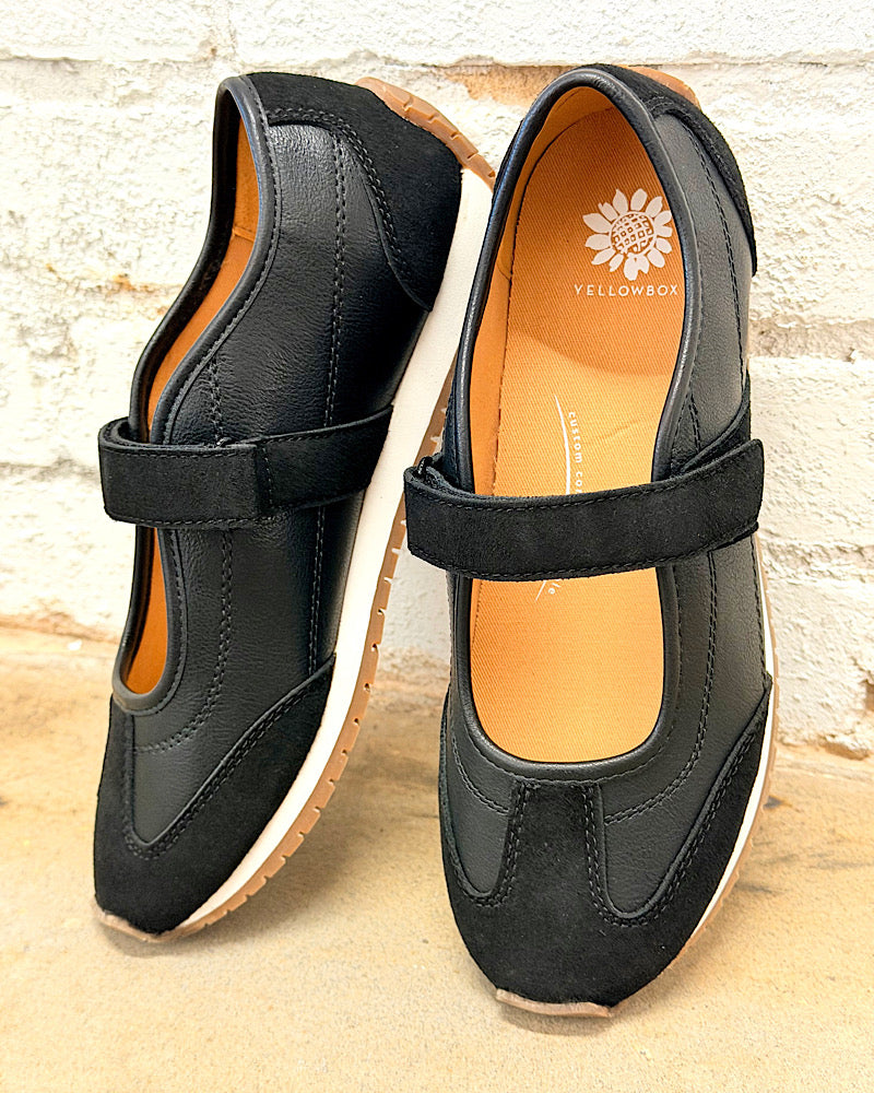Alina Black Mary Jane Sneakers