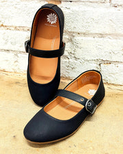 Elysia Black Ballet Flats