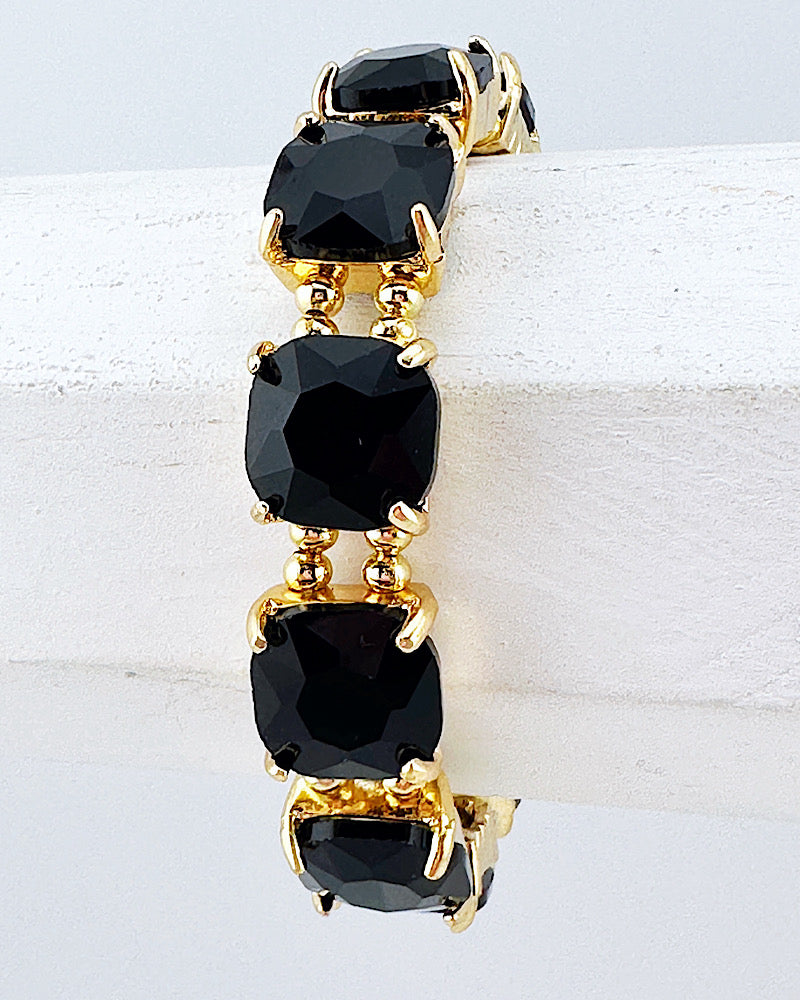 Dominique Black Bracelet
