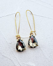 Bella Black Diamond Teardrops