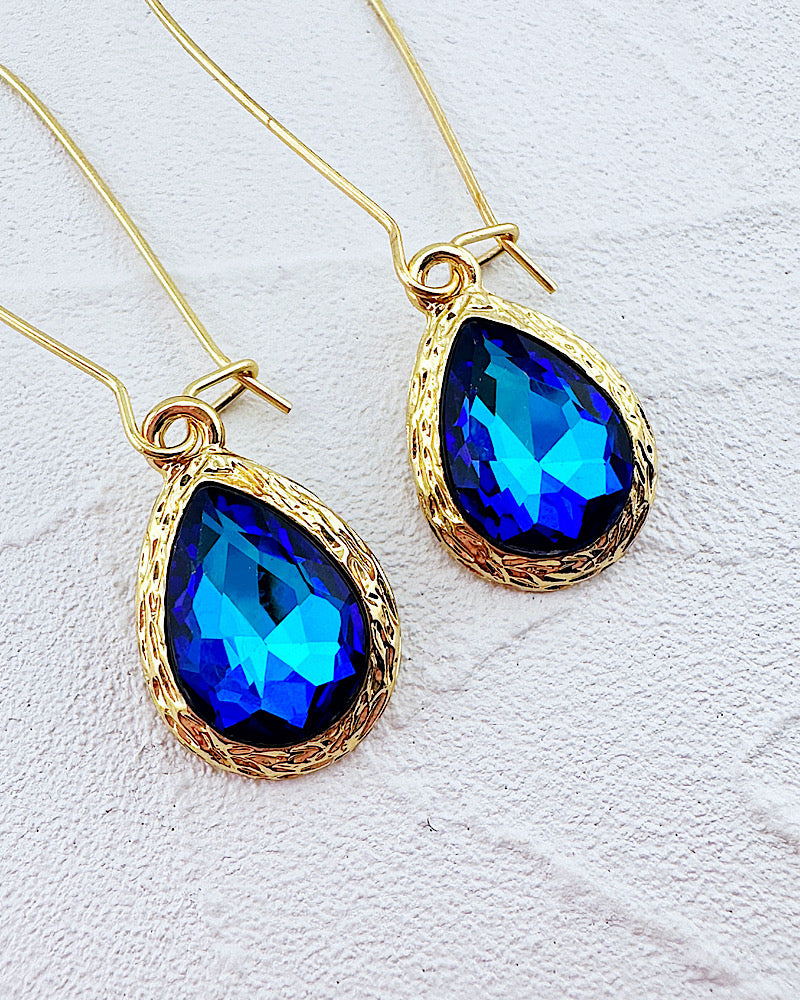 Priscilla Sapphire Earrings