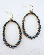 Nichole Navy Earrings