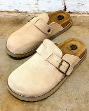 Maible Taupe Clogs