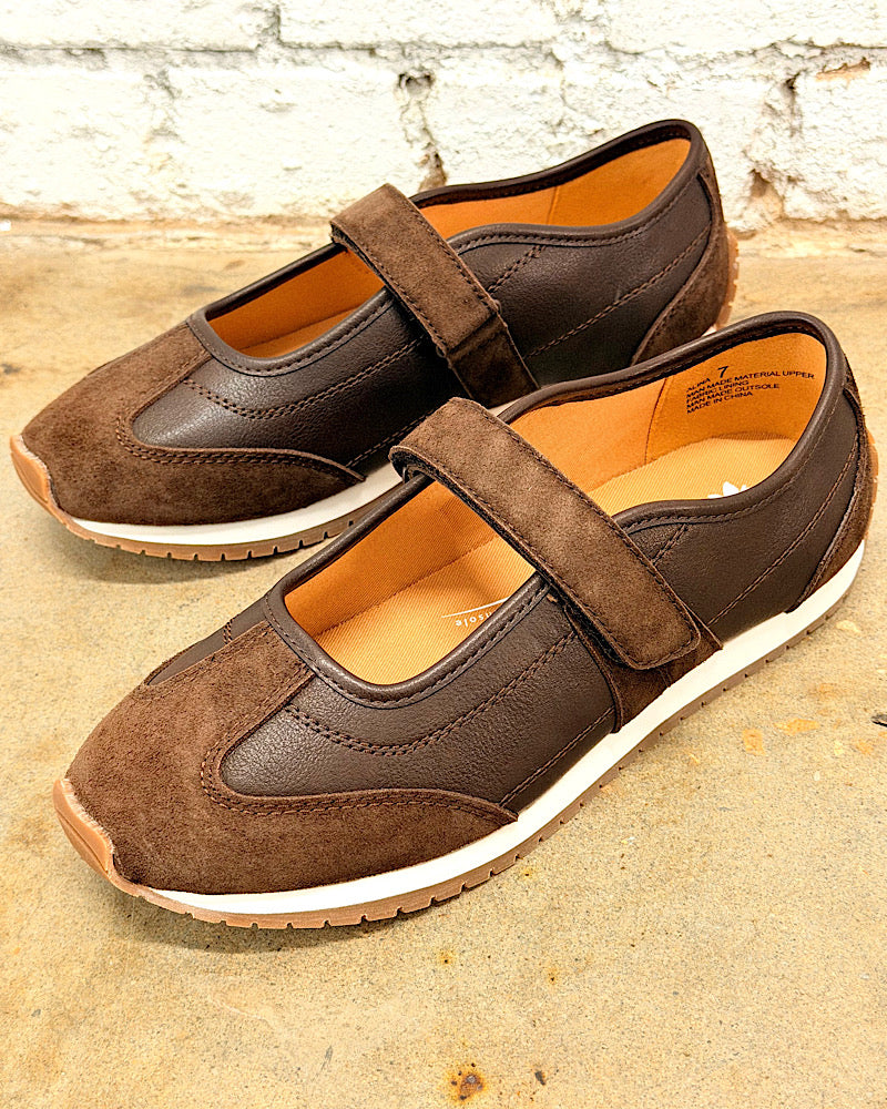 Alina Brown Mary Jane Sneakers