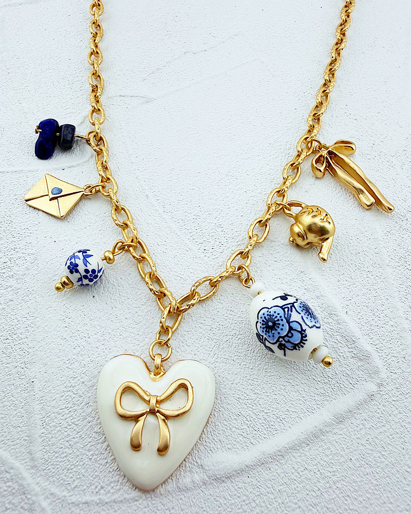 Tea Party Charm Necklace