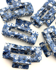 Blue Bloom Hair Clip
