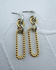 Chase Two Tone Earrings