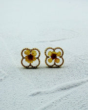 Chloe Pressed Flower Studs