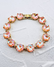 Christina Peach Iridescent Bracelet