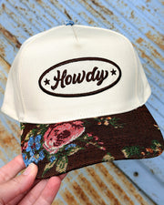 Howdy Floral Trucker Hat