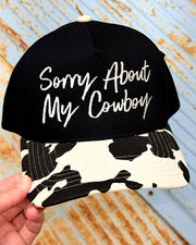 Sorry About My Cowboy Trucker Hat
