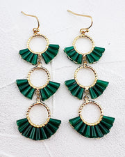 Monique Deep Green Earrings