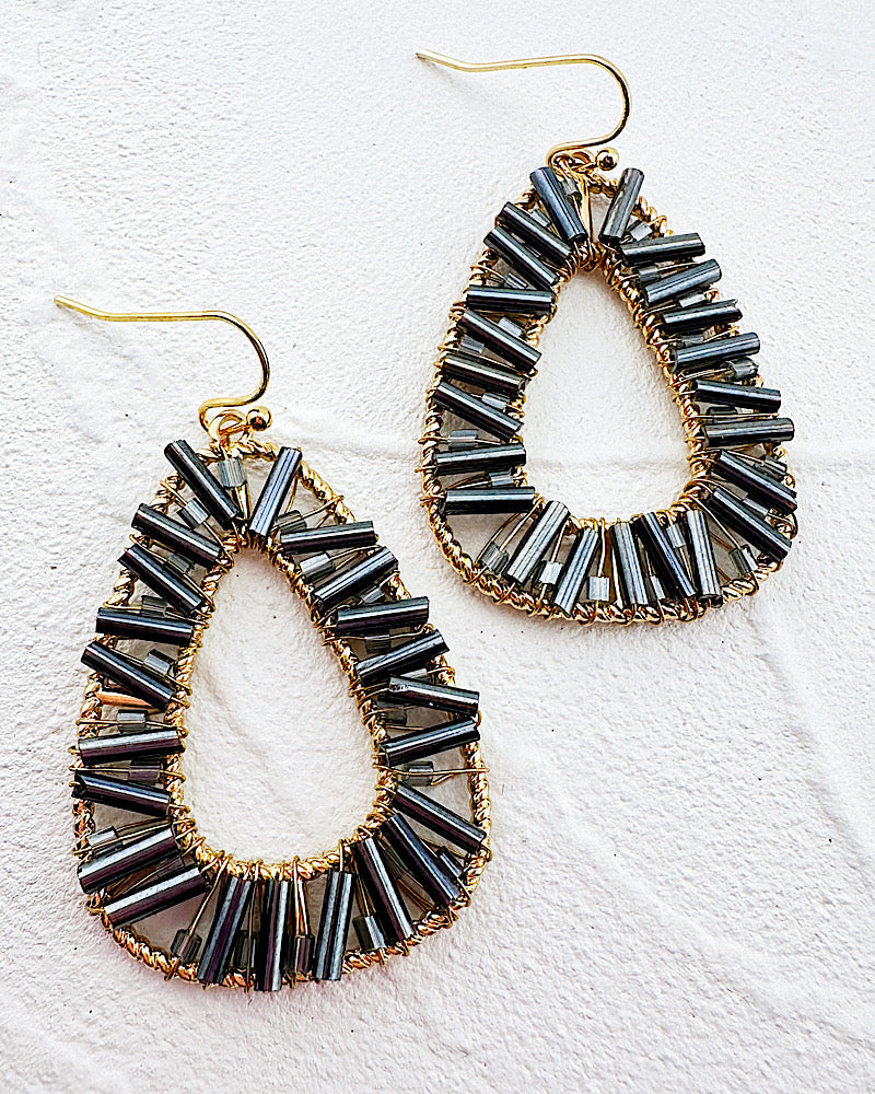 Andrea Midnight Earrings