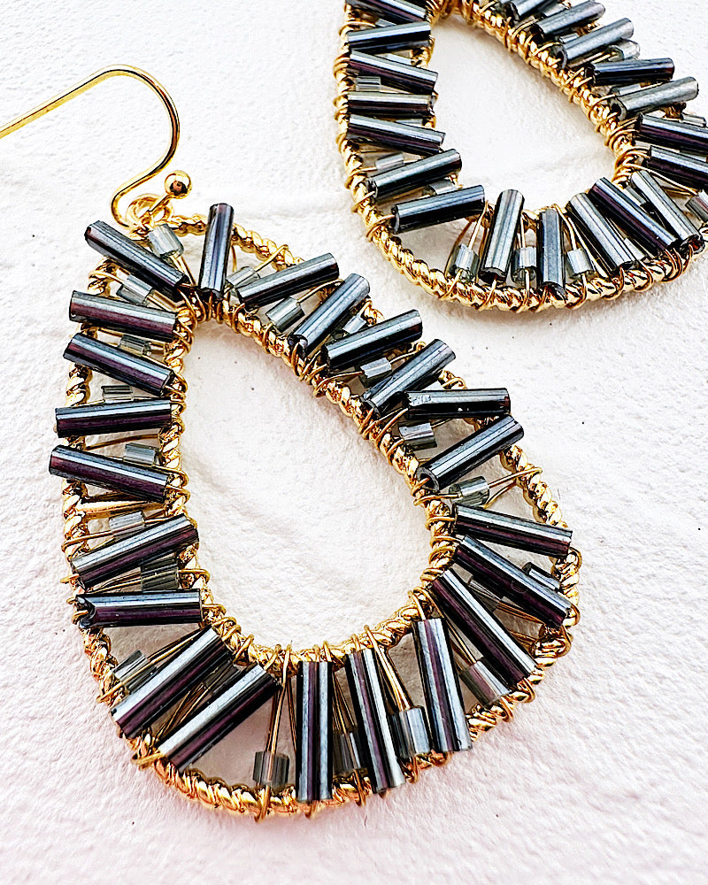 Andrea Midnight Earrings