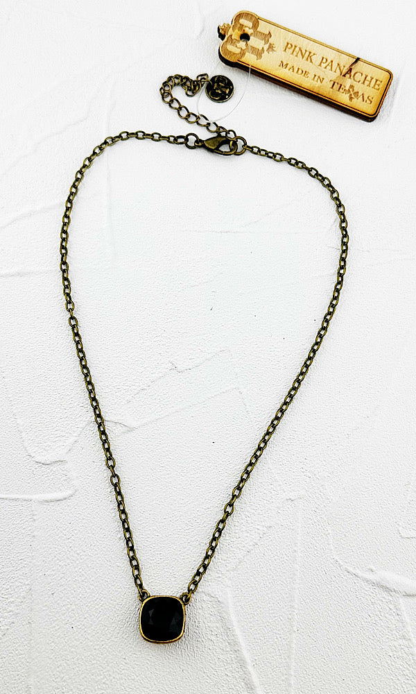 Kamille Black Necklace