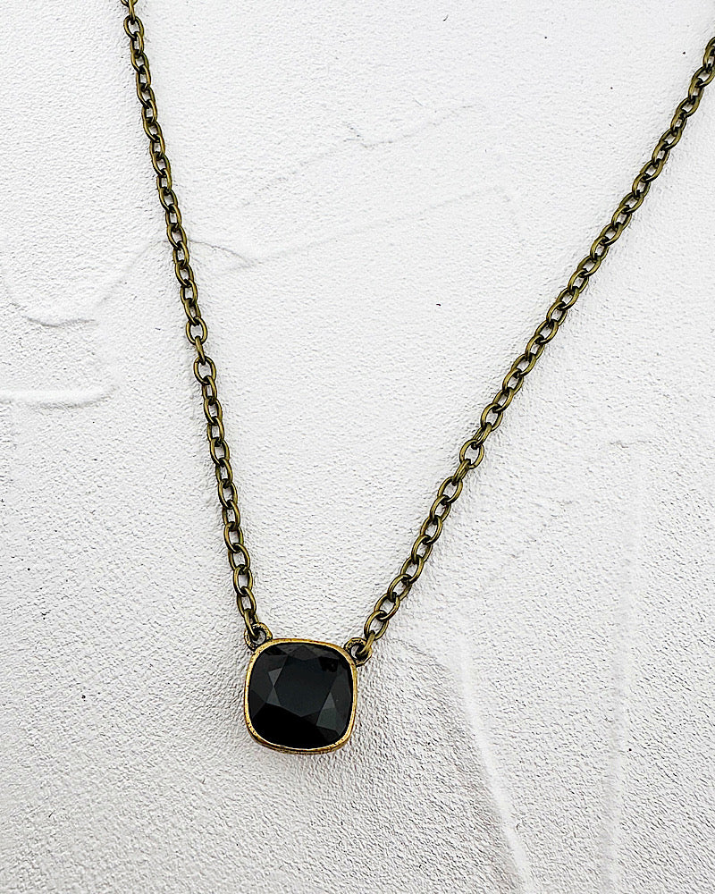 Kamille Black Necklace