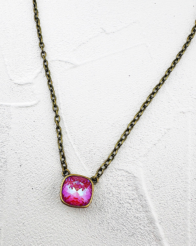 Kamille Hot Pink Necklace