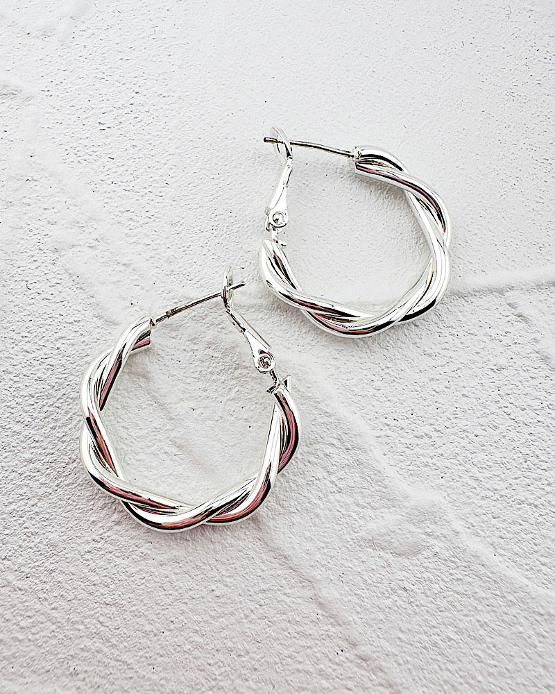 Thea Twisted Hoops
