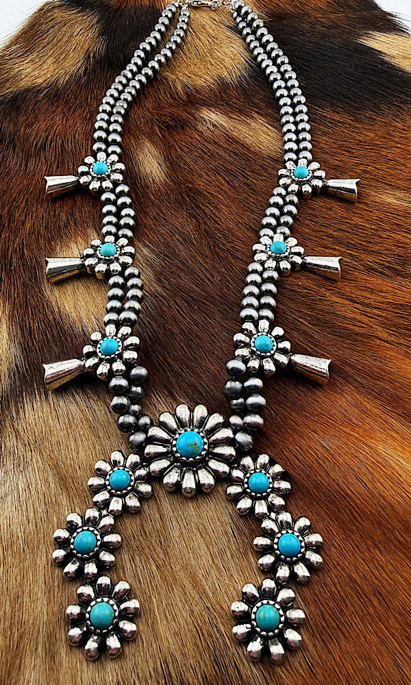 Corabelle Squash Blossom Necklace