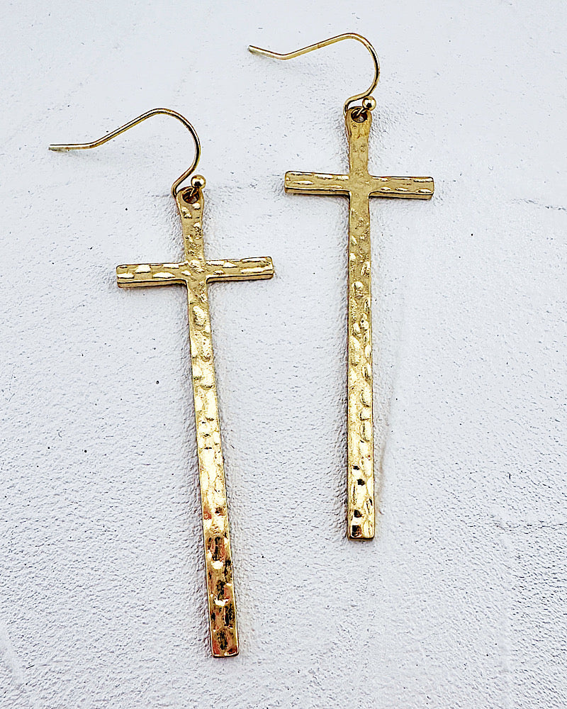 Halle Cross Earrings