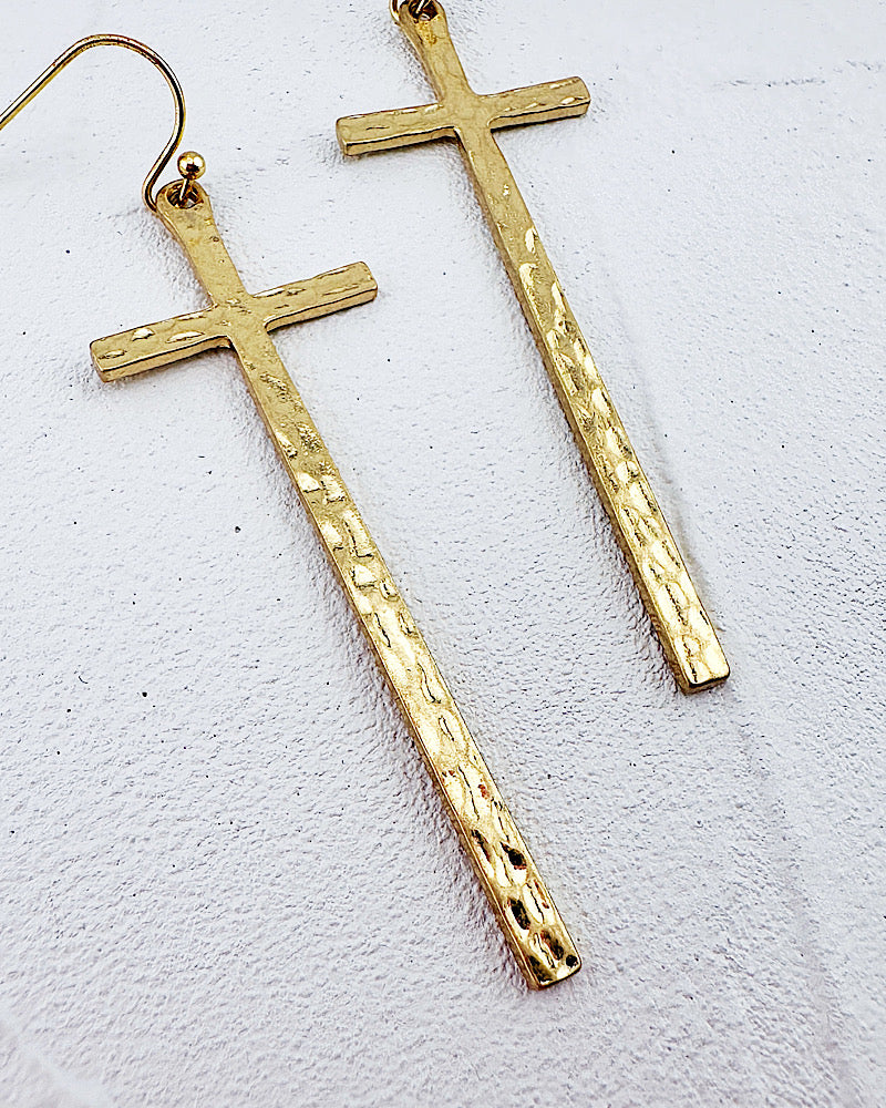 Halle Cross Earrings