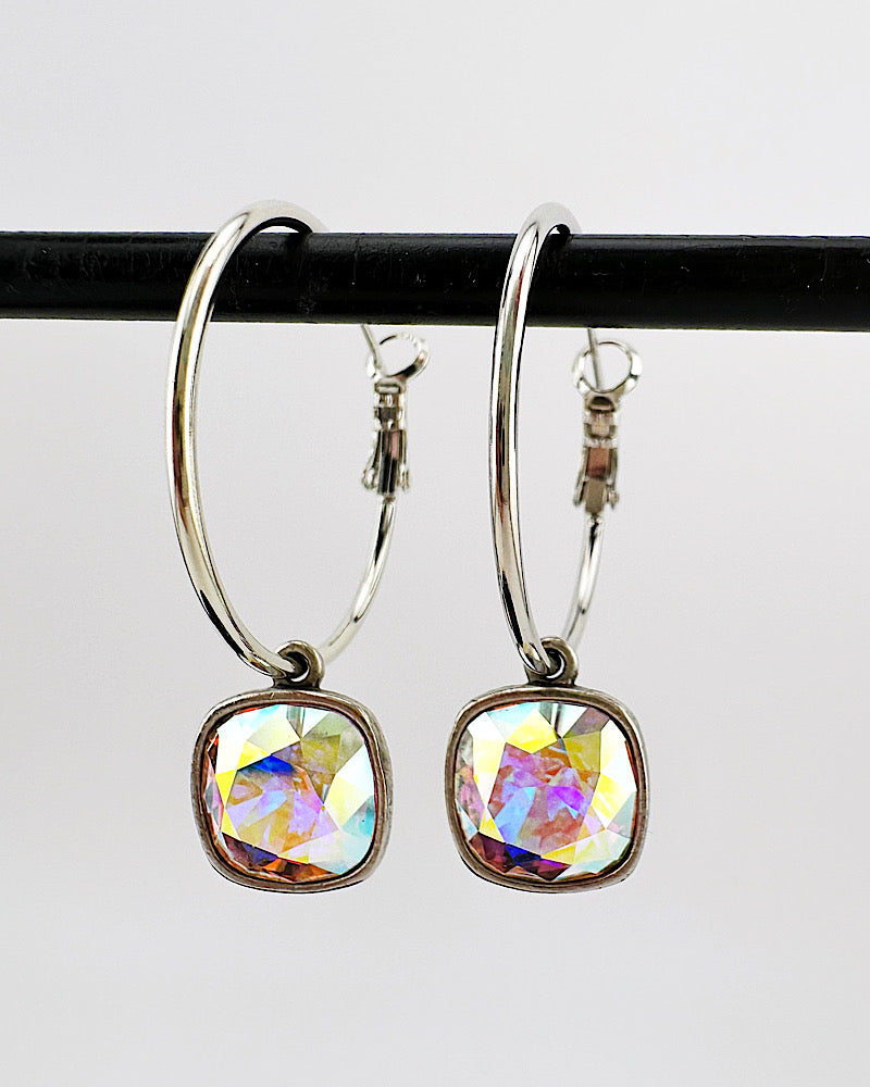 Kamille Silver/AB Lil' Biggie Hoops