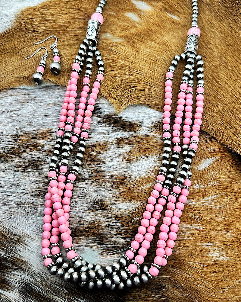 Eldorado Pink Necklace Set