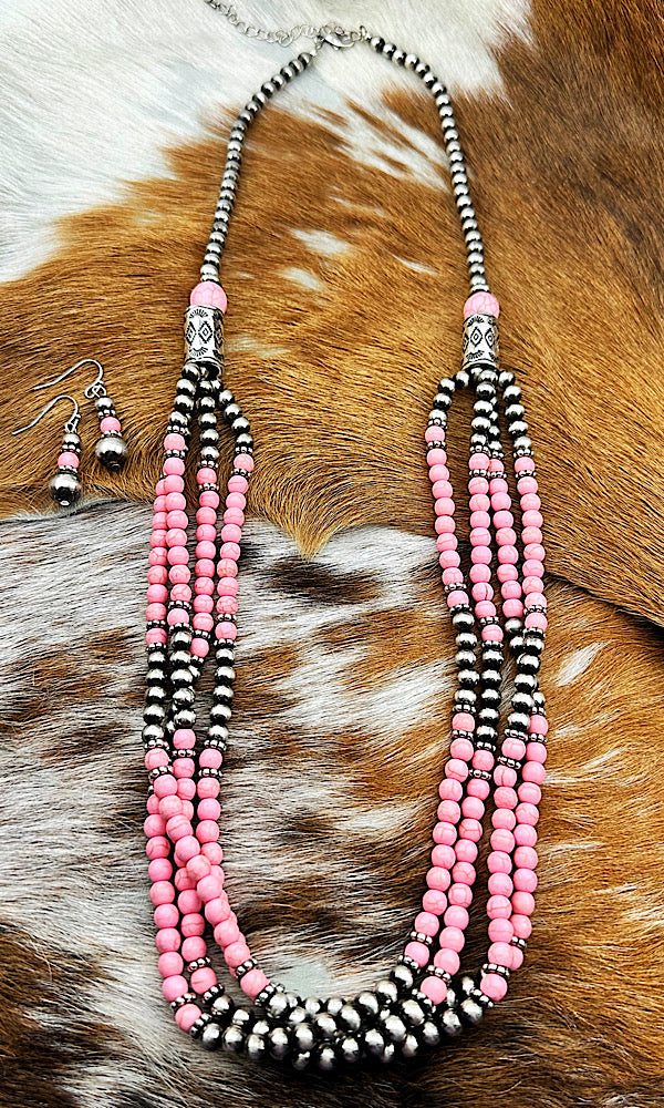 Eldorado Pink Necklace Set