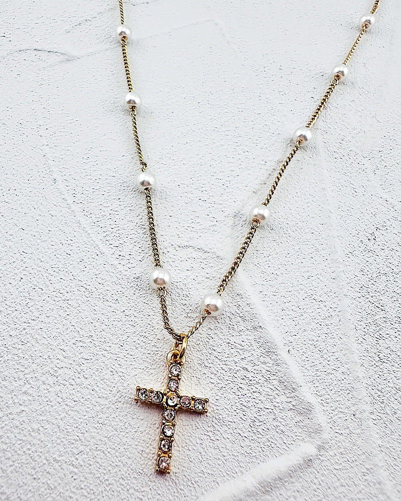 Abigail Cross Necklace