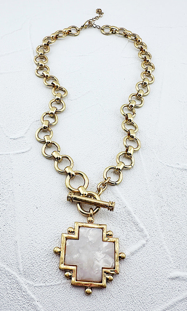 Josephine Cross Necklace