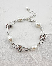 Liv Silver Pearl Bracelet