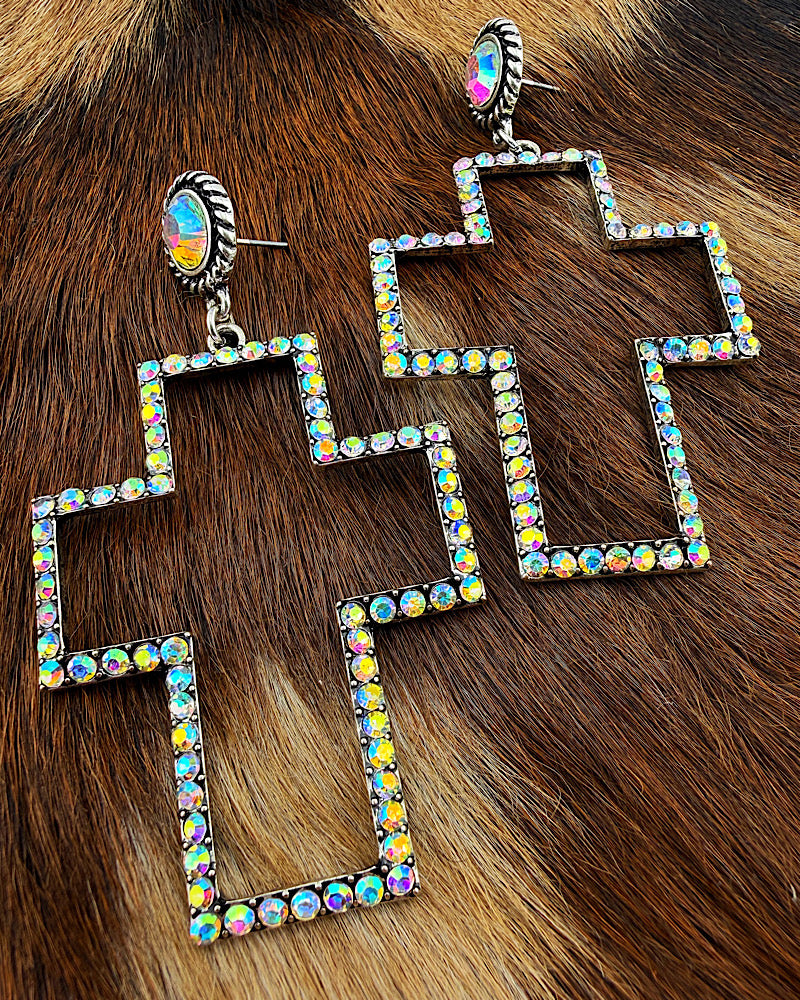 Cowgirl Cross Earrings