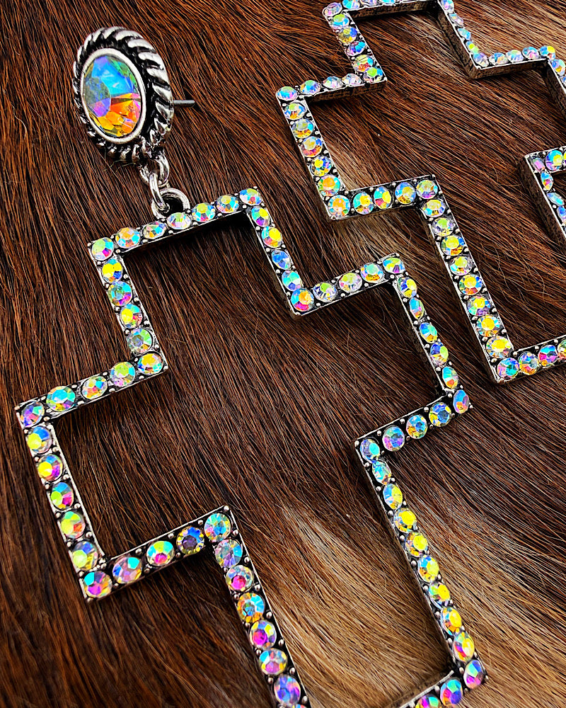 Cowgirl Cross Earrings